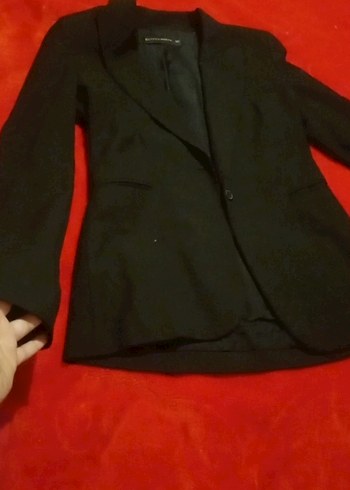 Zara Sik Siyah Tek Dugmeli Blazer Ceket
