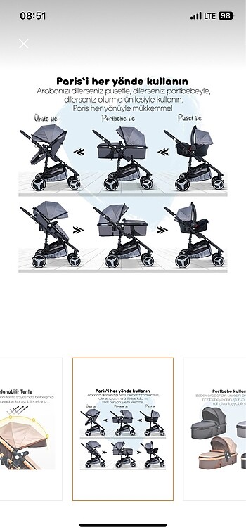 Baby home bh 945 bebek arabası