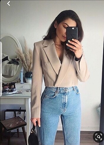 Zara crop ceket