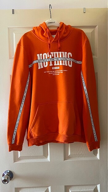 Turuncu sweatshirt