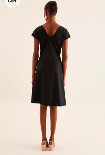 Büyük beden siyah elbise - Görsel 3