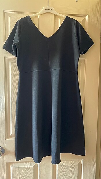 Büyük beden siyah elbise - Görsel 4
