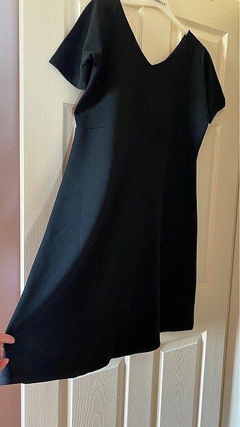 Büyük beden siyah elbise - Görsel 5