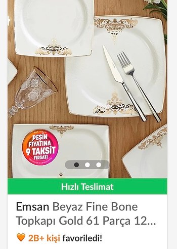 12 kişilik Emsan yemek takımı - Görsel 4