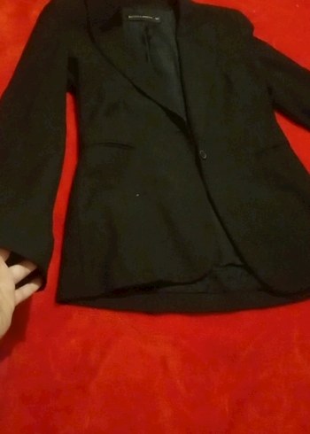 Zara Siyah Tek Dugmeli Blazer Ceket