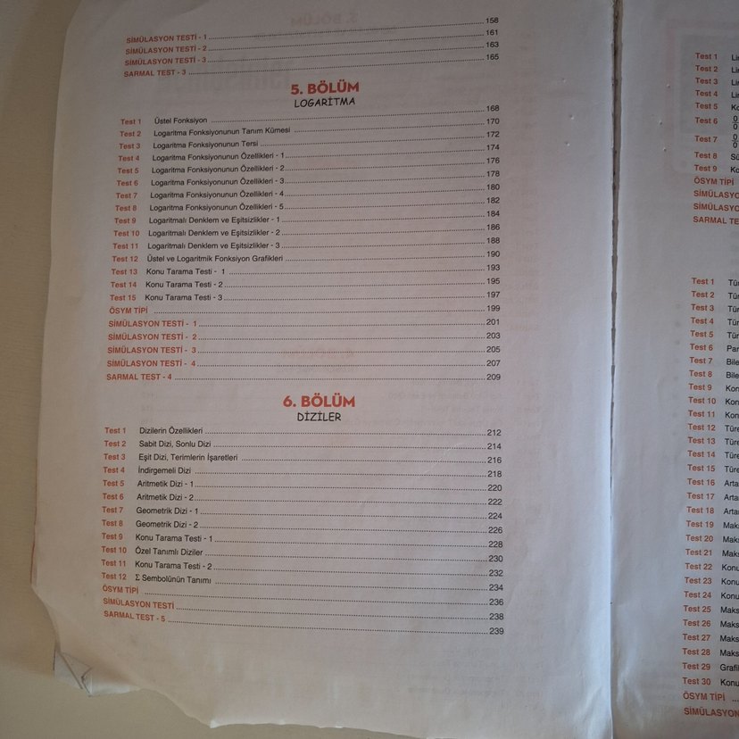 BİLGİ SARMAL Matematik AYT Soru Bankası - Görsel 4