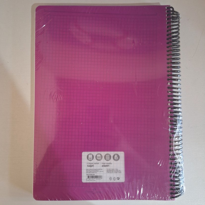 Faber Castell A 160 yaprak kareli defter - Görsel 2