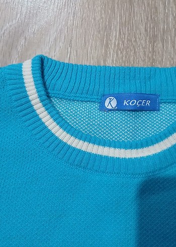 Mavi Örme Hamile Uzun Kollu Kazak ince kazak - Görsel 4