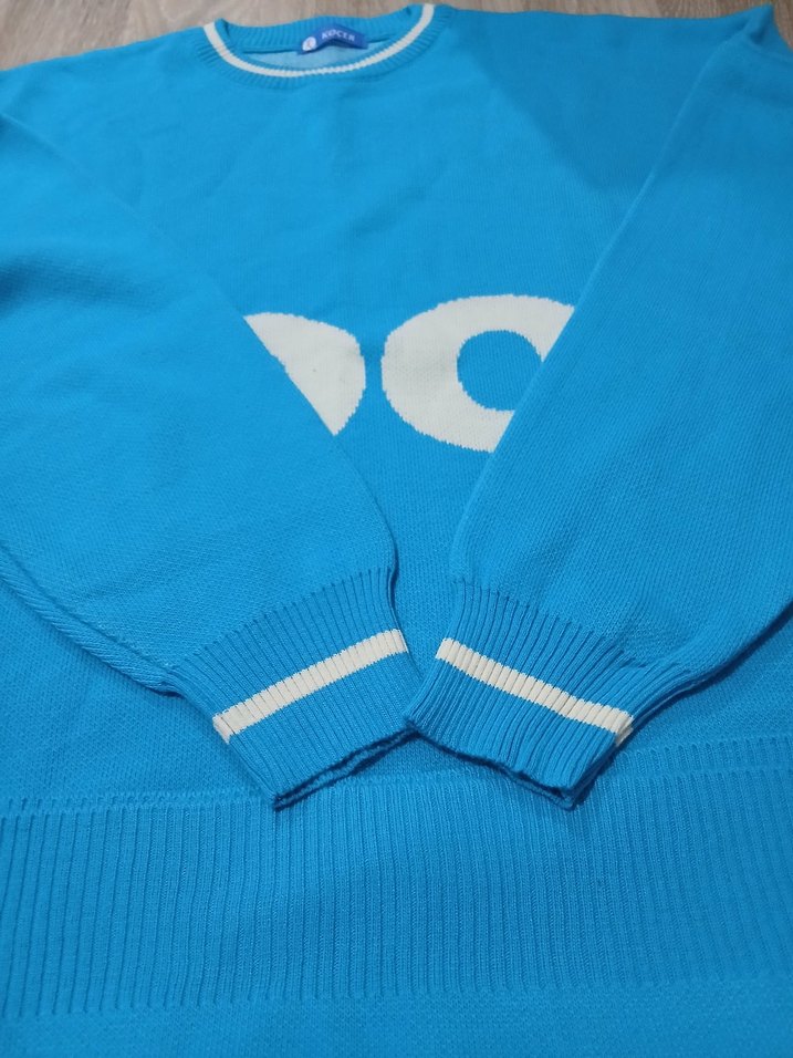 Mavi Örme Hamile Uzun Kollu Kazak ince kazak - Görsel 2