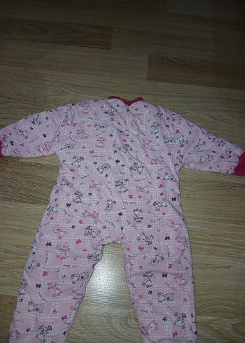 Kız Bebek Pembe Fermuarlı Uyku Tulumu - Görsel 2