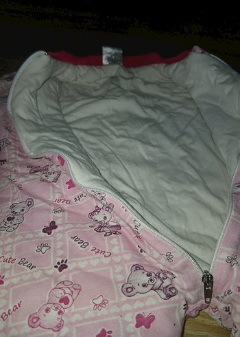 Kız Bebek Pembe Fermuarlı Uyku Tulumu - Görsel 5