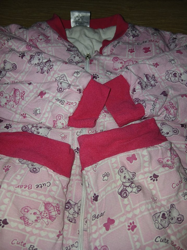 Kız Bebek Pembe Fermuarlı Uyku Tulumu - Görsel 4