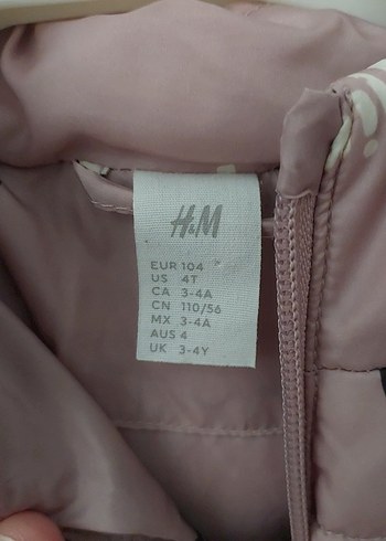 Kız Çocuk Pembe Baskılı Mont - Görsel 2