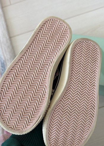 Kız Çocuk Pembe Baskılı Spor Ayakkabı - Görsel 4