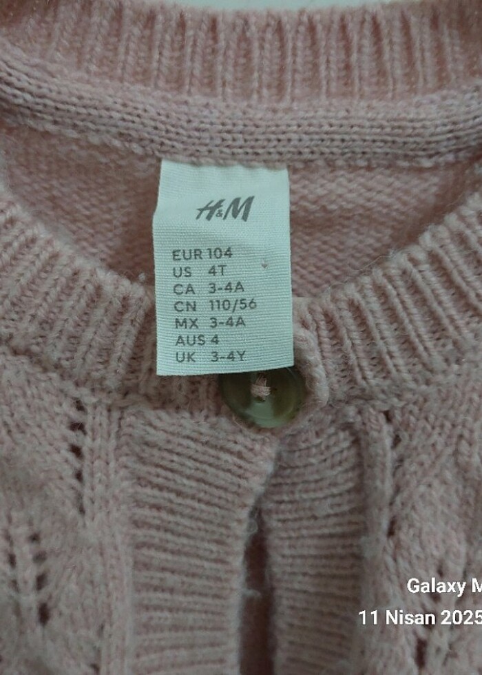 H&m hırka 3-4 yaş  - Görsel 3