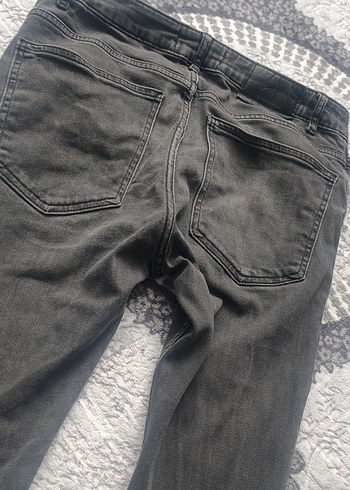 Gri Dar Kesim Erkek Kot Pantolon - Görsel 5