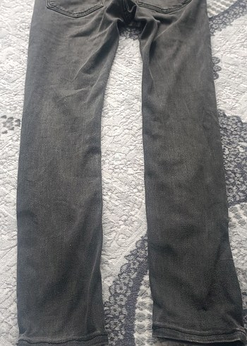 Gri Dar Kesim Erkek Kot Pantolon - Görsel 4