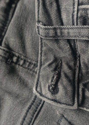 Gri Dar Kesim Erkek Kot Pantolon - Görsel 3