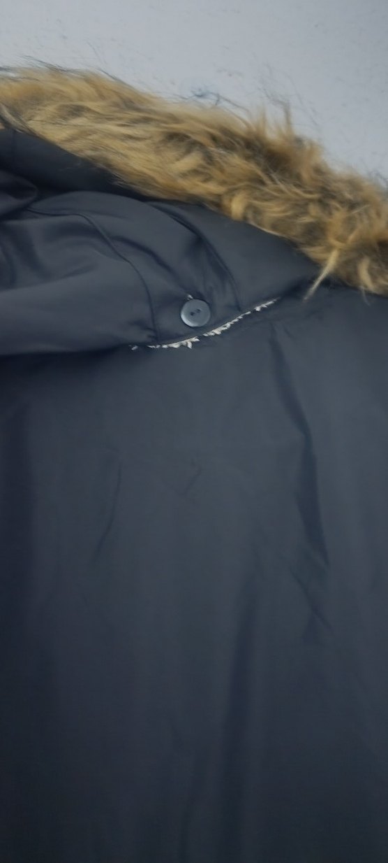 Siyah Fermuarlı Uzun Kadın Ceket - Görsel 3