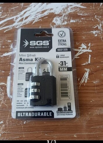 Diğer Şifreli Asma Kilit