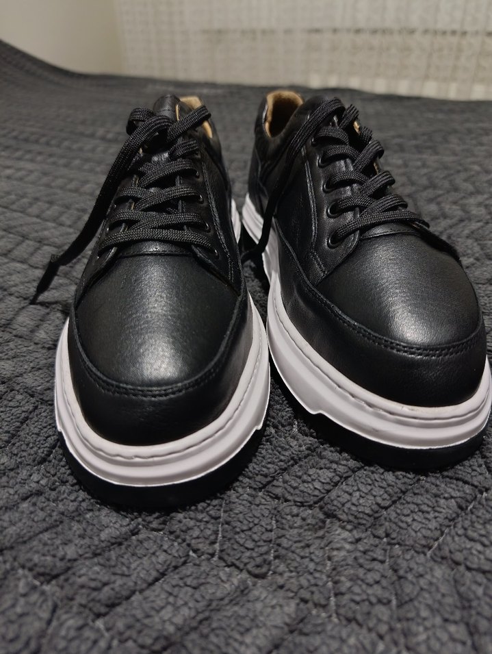 Siyah Bağcıklı Erkek Casual Ayakkabı - Görsel 2