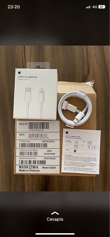 Apple yeni nesil typc kablo