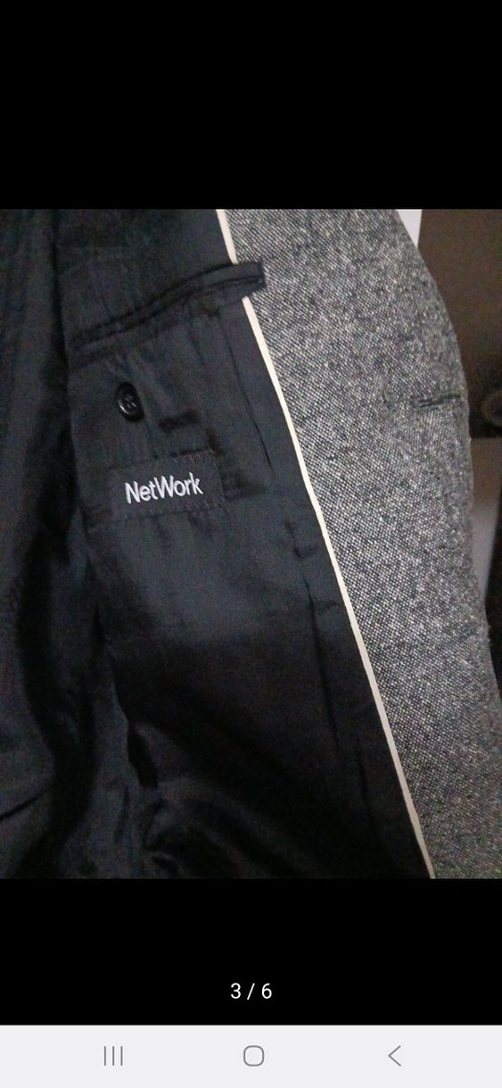 Gri Erkek Takım Elbise Ceket - Görsel 3