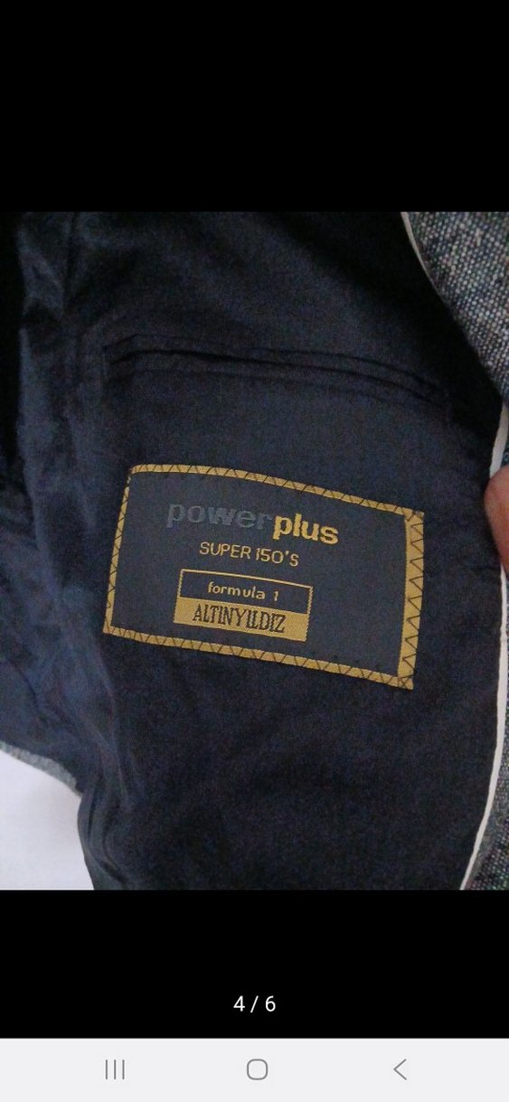 Gri Erkek Takım Elbise Ceket - Görsel 4