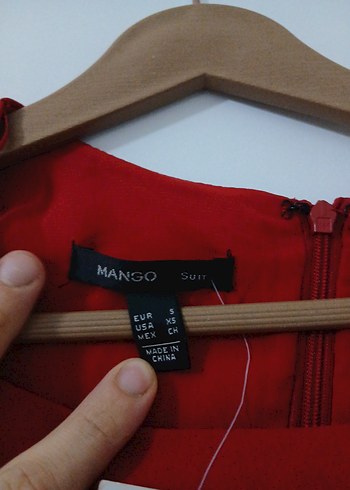 Kırmızı Midi Uzun Kollu Kadın Elbise - Görsel 4