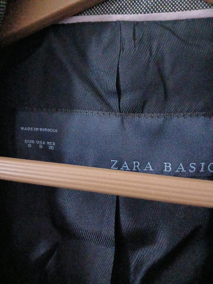 Gri Düğmeli Kadın Blazer Ceket - Görsel 2