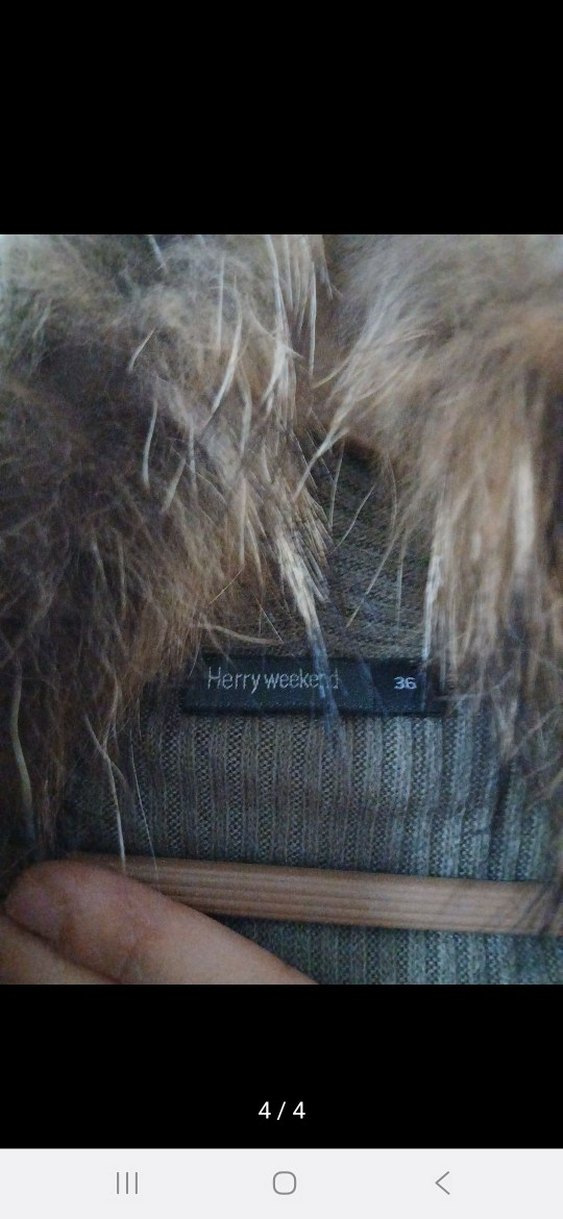 Bej Uzun Kolsuz Salaş Keten Yelek - Görsel 4