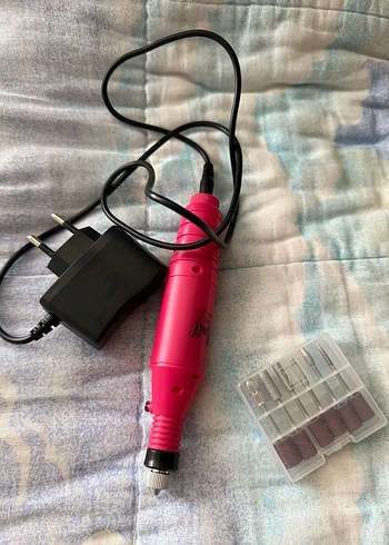 Pembe Elektrikli Manikür ve Pedikür Seti