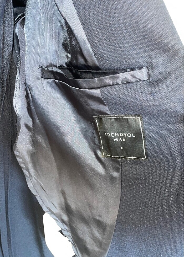 Lacivert takım elbise ceketi - Görsel 2