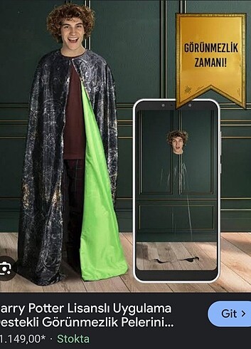 Harry Potter görünmezlik pelerini