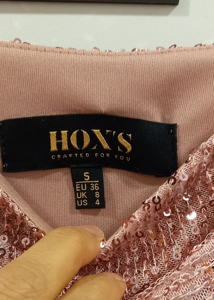 Payetli abiye elbise - Görsel 2