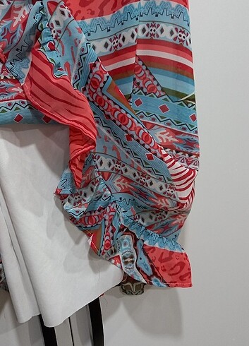 Renkli elbise - Görsel 4