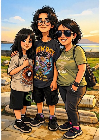 Kişiye özel karikatür baskılı kupa - Görsel 2