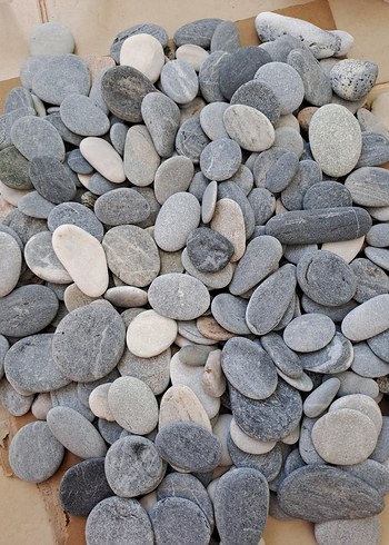 3 kg Çakıl Taşları 3 cm üzeri ebatlarında