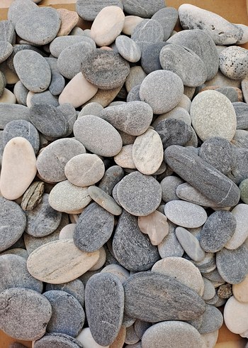 3 kg Çakıl Taşları 3 cm üzeri ebatlarında - Görsel 2