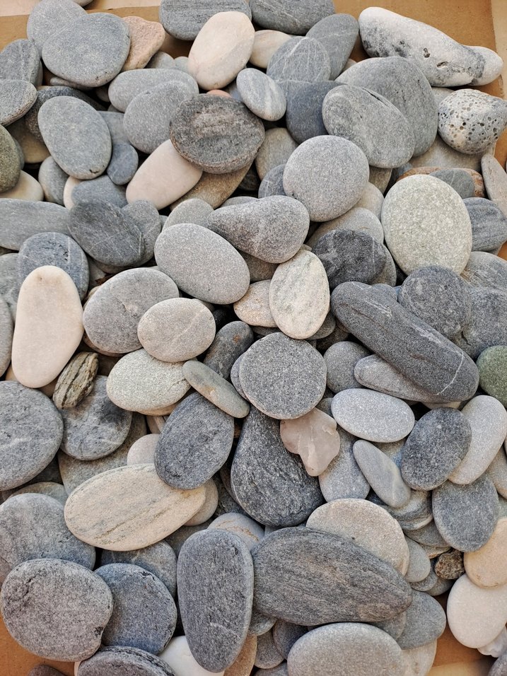 3 kg Çakıl Taşları 3 cm üzeri ebatlarında - Görsel 2