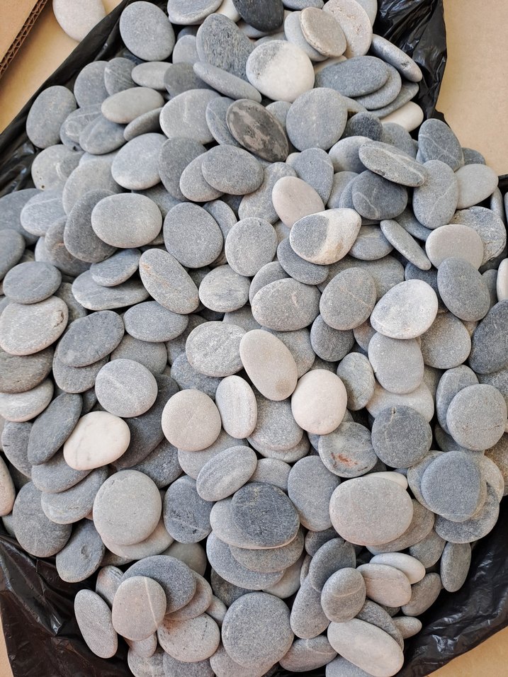 1.5 - 2 - 3 cm ebatlarında 3 kg Çakıl Taşları - Görsel 2