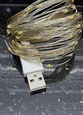 USB girişli 10 mt led ışık