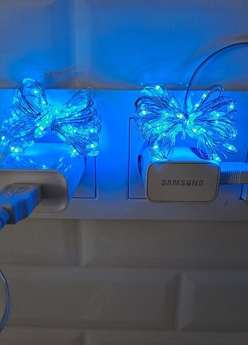 Beden Renk 1 adet 5 mt usb uçlu mavi peri led