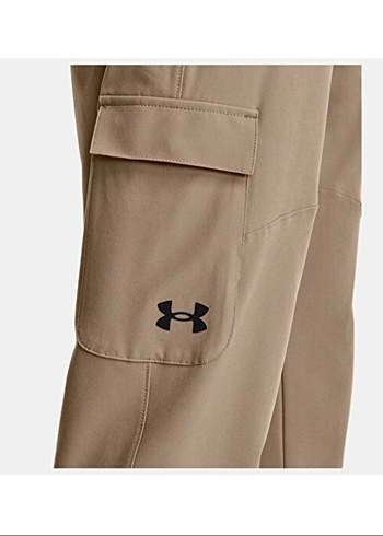 Bej Renkli Bol Kesim Kemerli Erkek Pantolon - Görsel 4