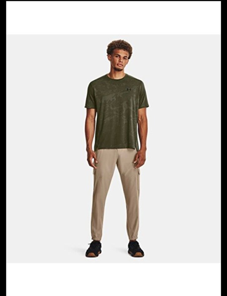 Bej Renkli Bol Kesim Kemerli Erkek Pantolon - Görsel 3