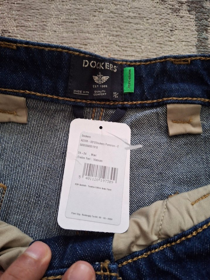 Lacivert Denim Pantolon  Rahat ve Şık — görsel 7/8