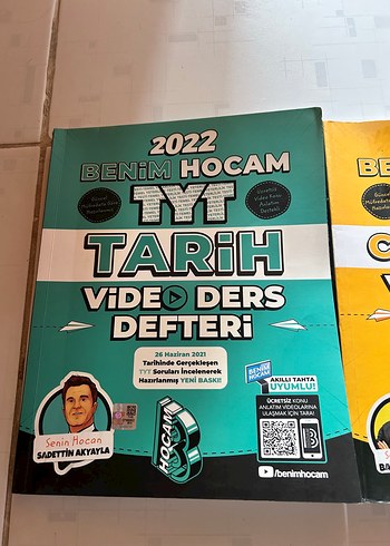 Beden 2022 Benim Hocam TYT Tarih ve Coğrafya Defteri
