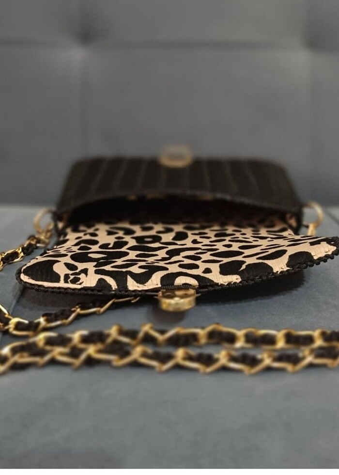 El yapımı kanvas çanta  - Görsel 2