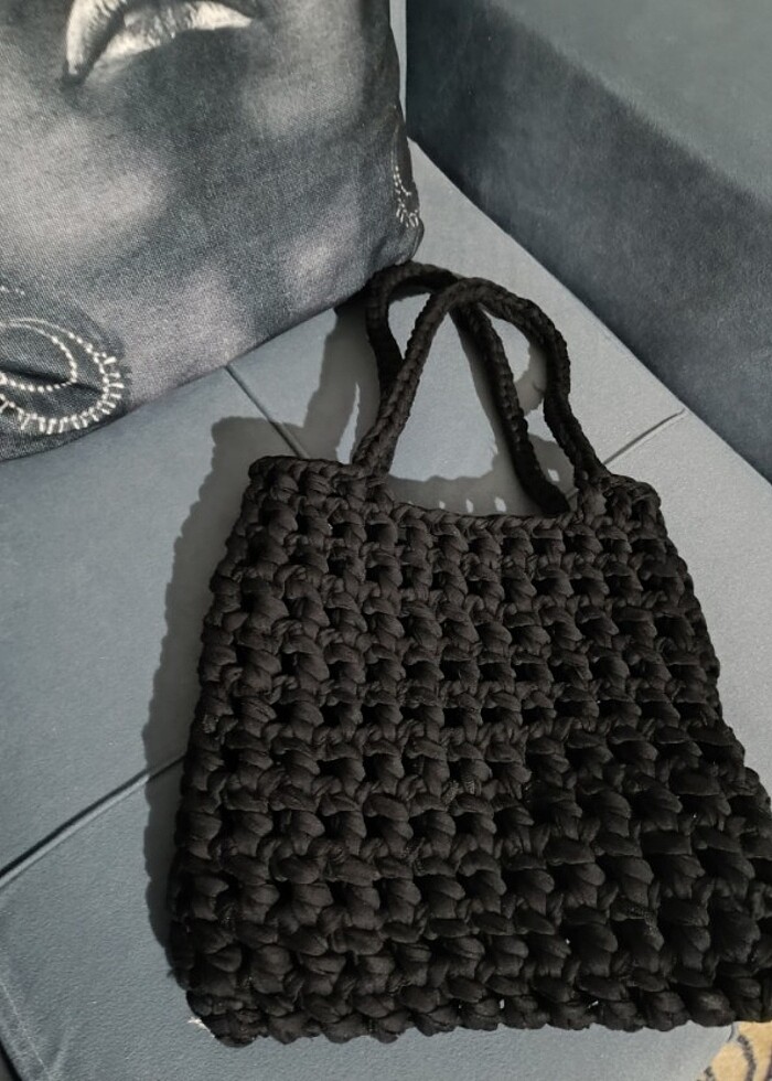 Örgü çanta  - Görsel 2