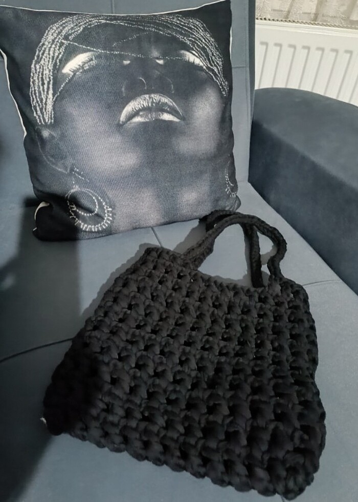 Örgü çanta  - Görsel 3